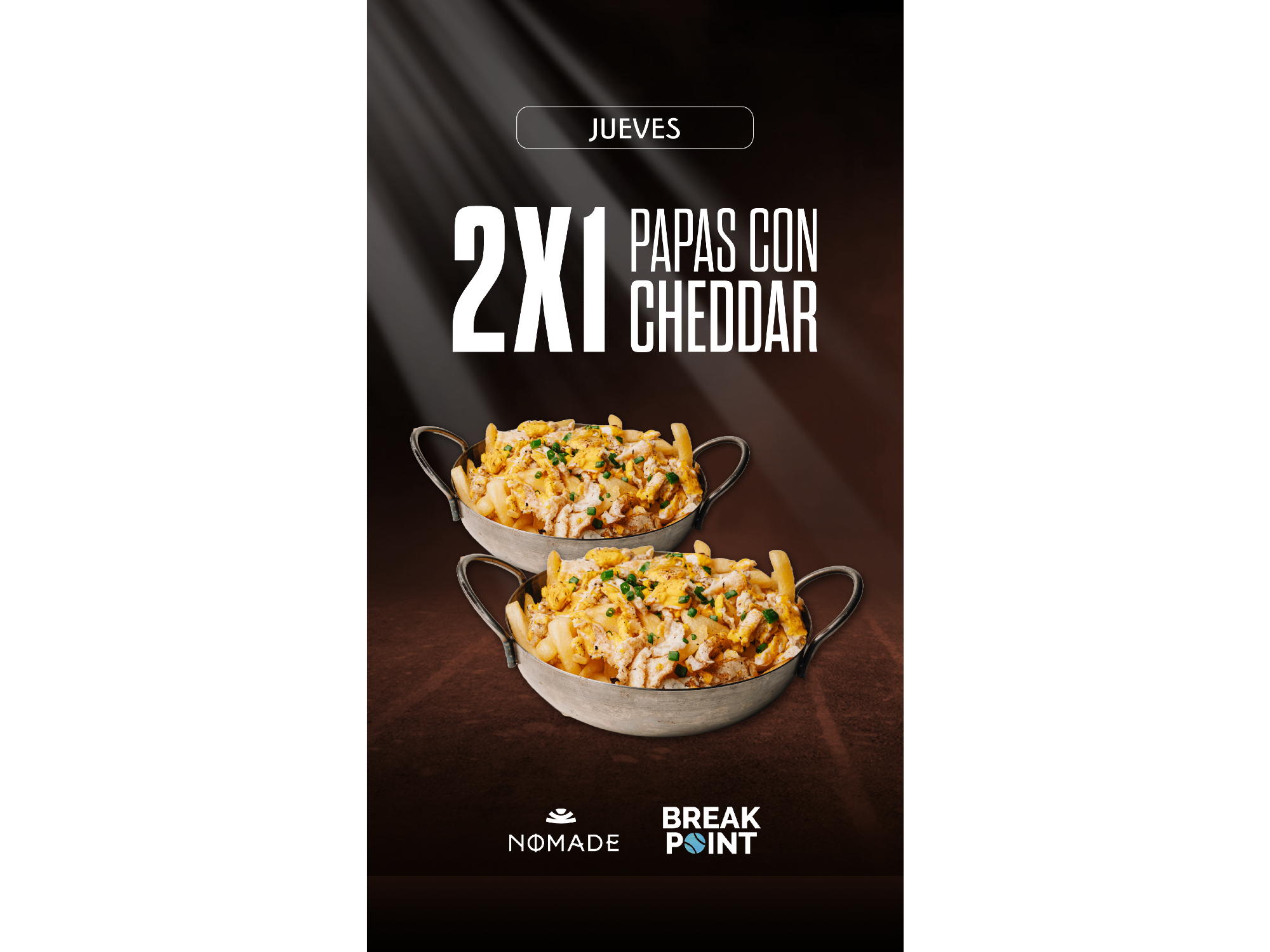 JUEVES DE 2X1 EN PAPAS