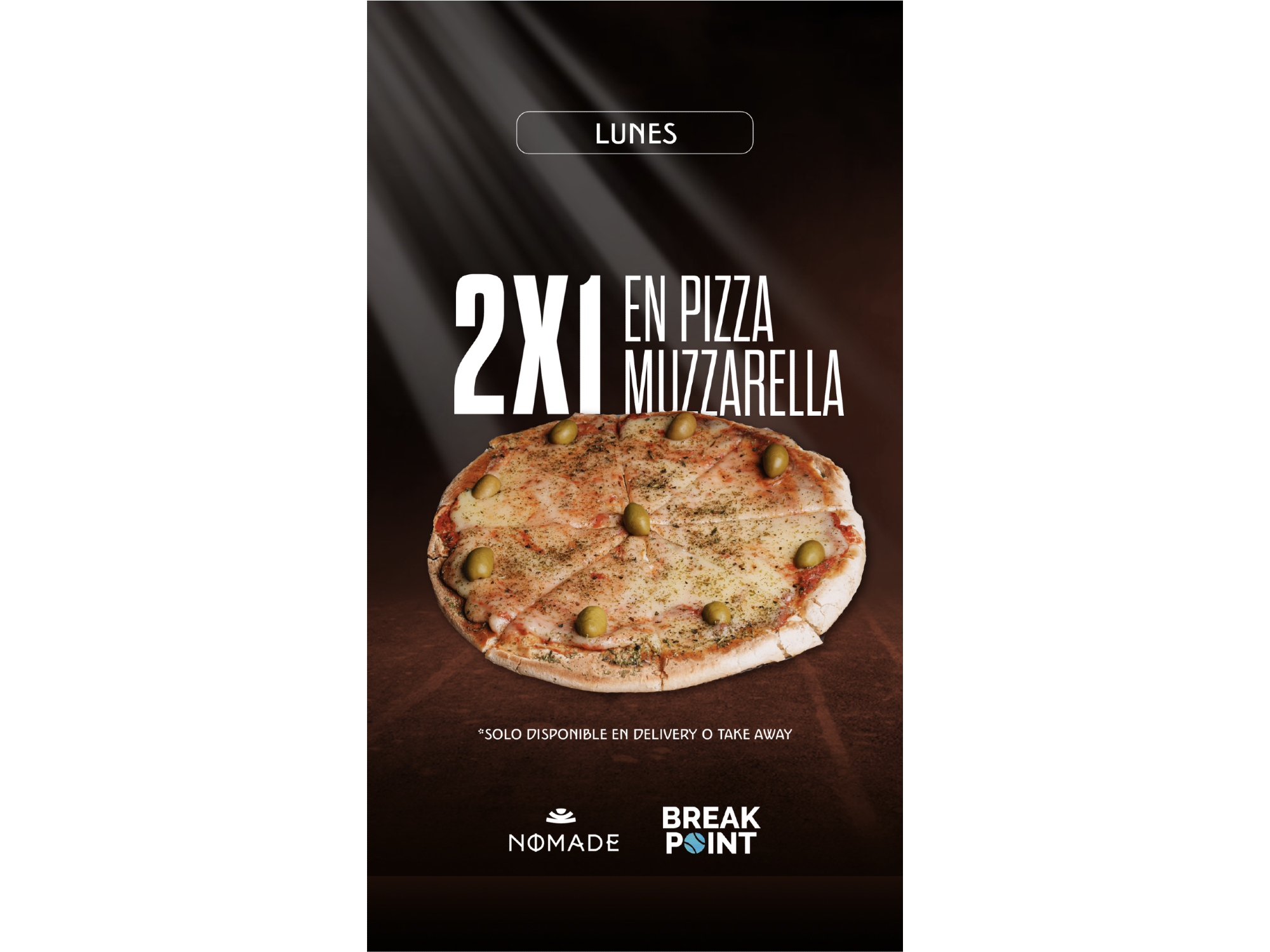 LUNES DE 2X1 EN MUZZA