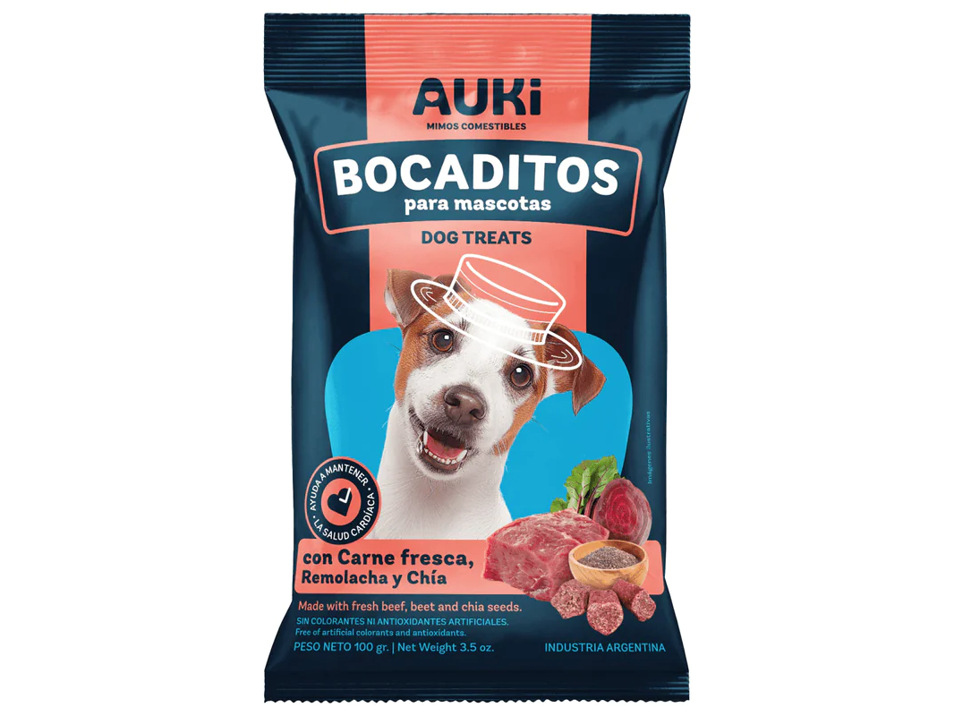 Auki bocaditos carne de Don balanceado