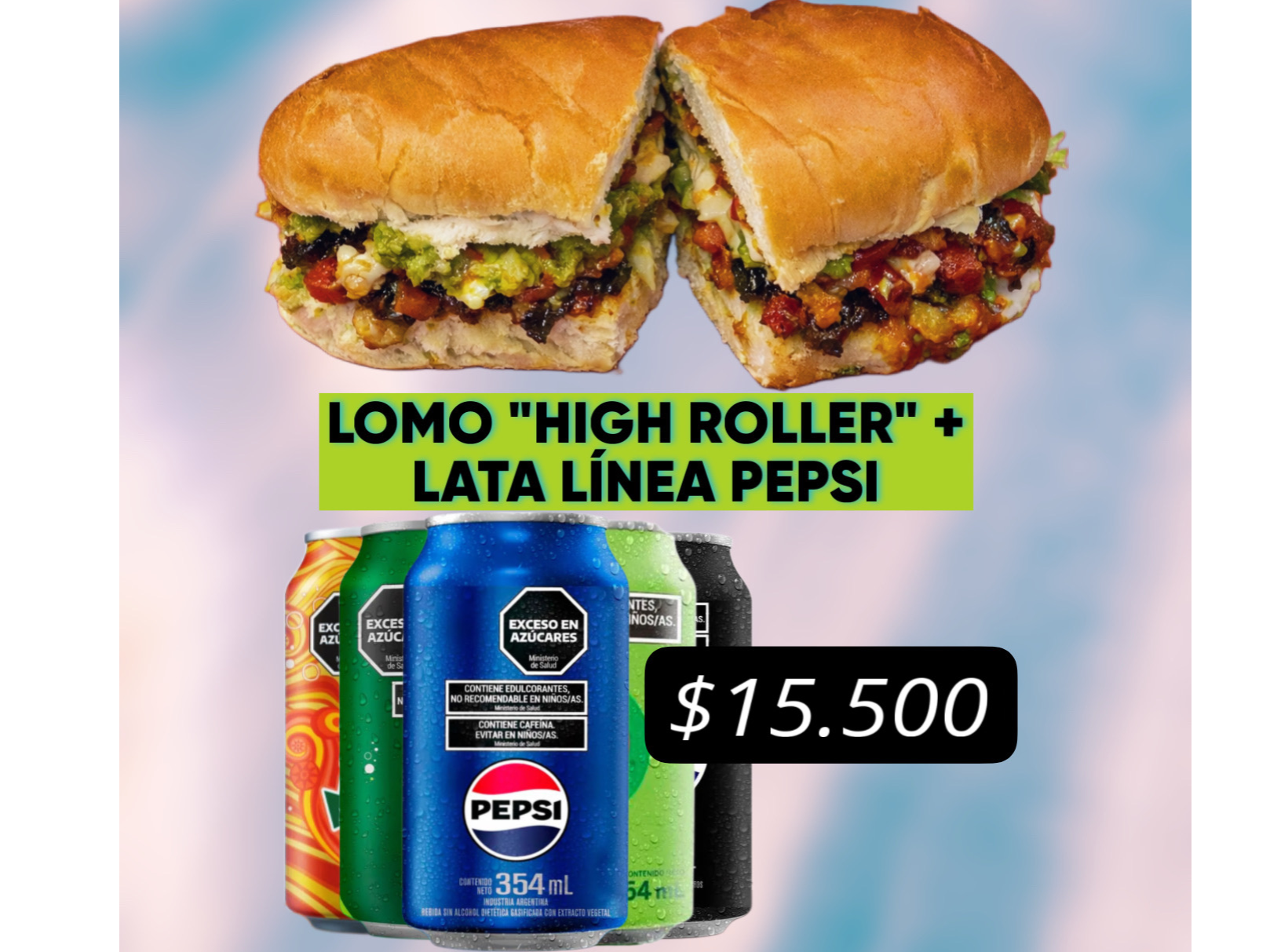 LOMO ¨HIGH ROLLER¨ + LATA LINEA PEPSI