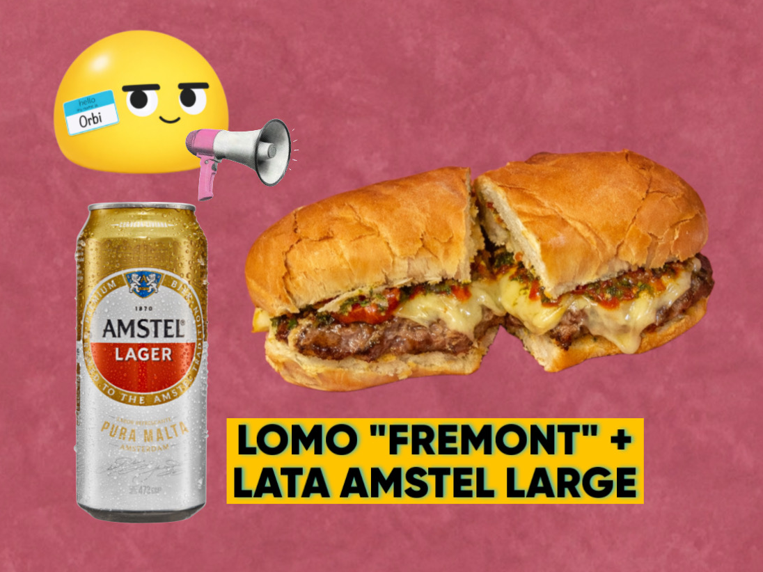 LOMO ¨FREMONT¨ + LATA AMSTEL LARGE