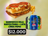 SANDWICH DE MILA NAPO + LATA LINEA PEPSI
