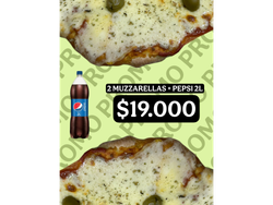 2 MUZZA + PEPSI 2LT