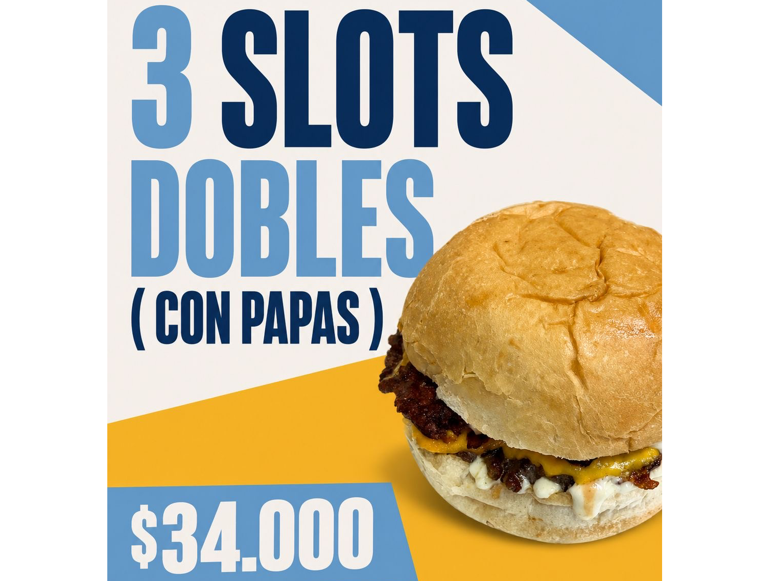 3 SLOTS DOBLES