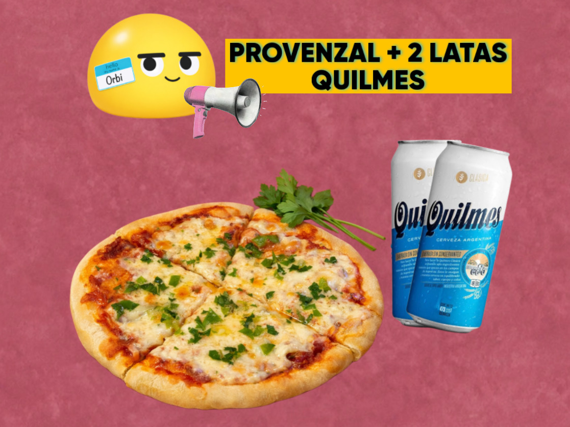 PROVENZAL + 2 LATAS DE QUILMES