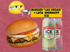 BURGER "LAS VEGAS" DOBLE + 1 LATA DE SMIRNOFF ICE