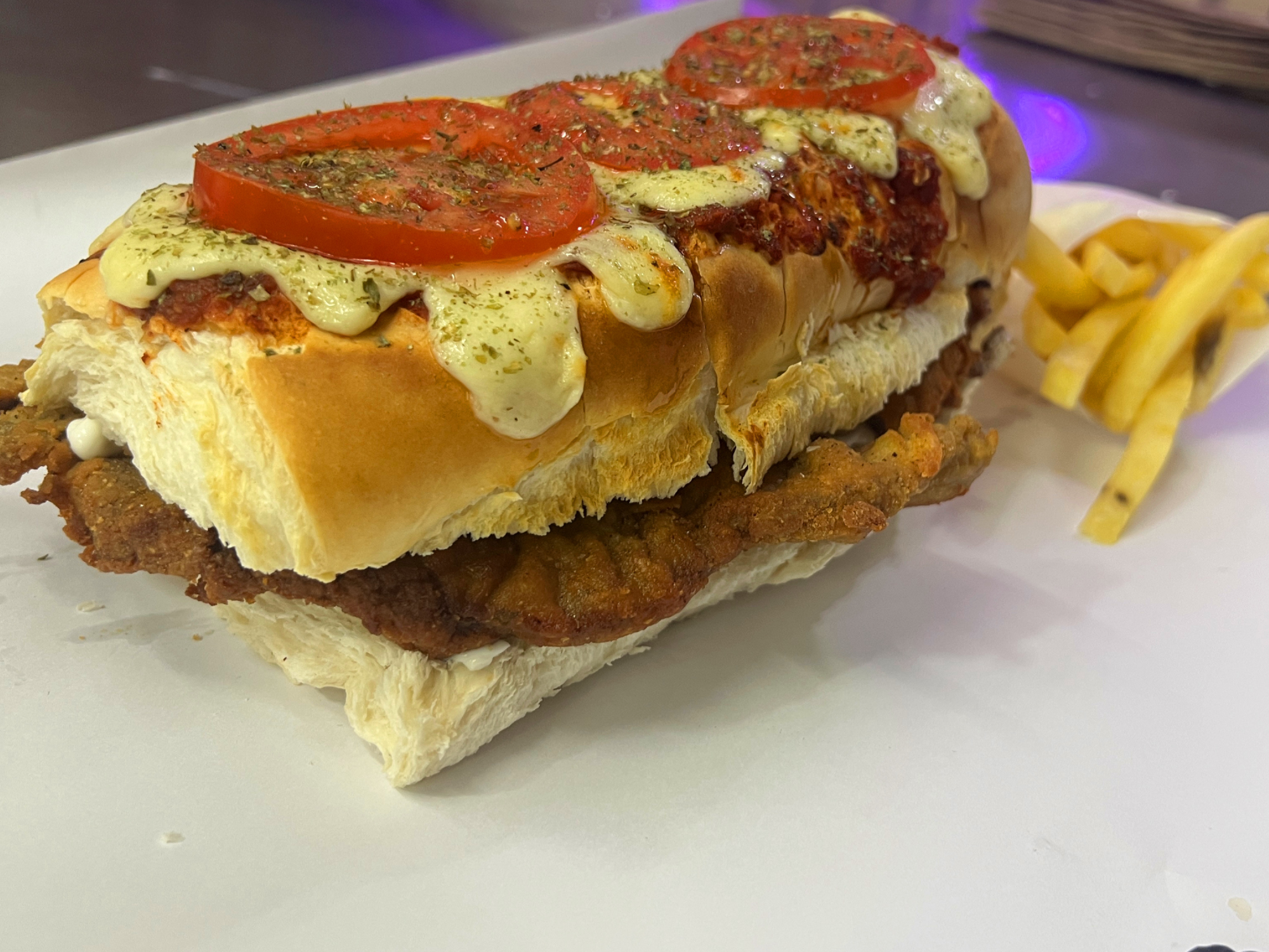 Sandwich de mila napolitana de Las Vegas (fast and hot)