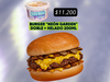 BURGER "NEON GARDEN" DOBLE + HELADO 200ML
