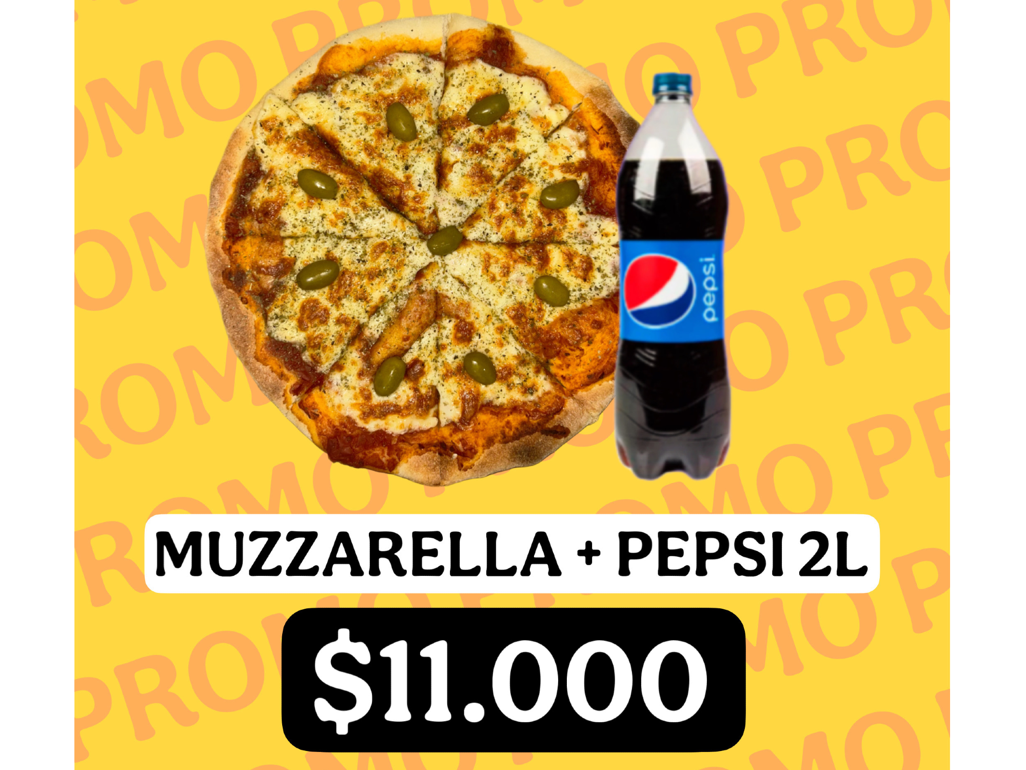 MUZZA + PEPSI 2L