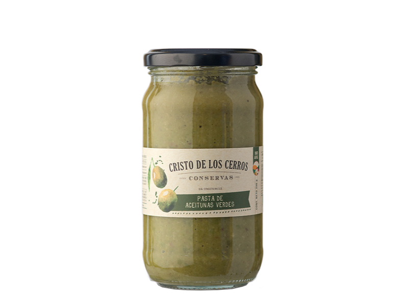 Pasta de aceitunas verdes grande