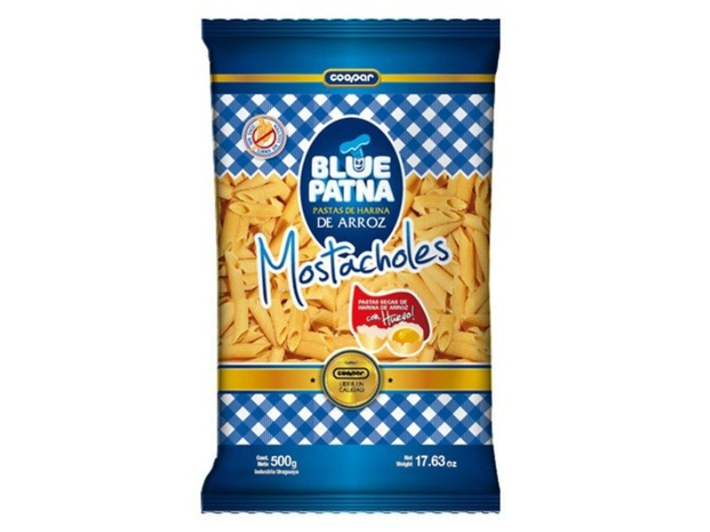 Blue Patna mostacholes