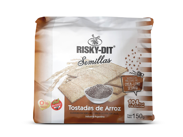 Galletas de arroz con semillas Risky dit