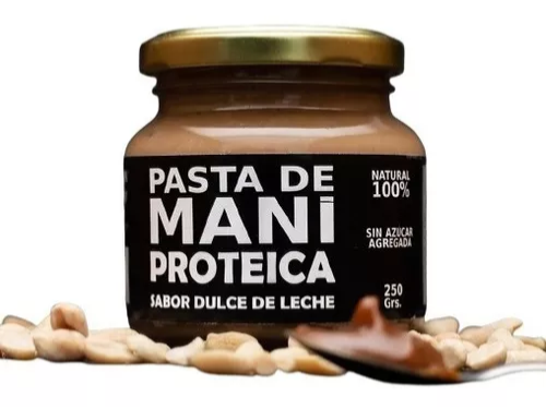 Pasta de mani proteica