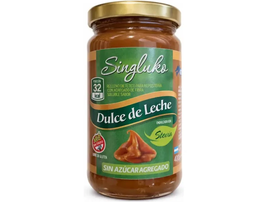 Singluko dulce de leche con stevia