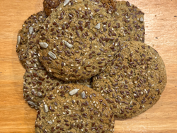 Algarroba y semillas vegana