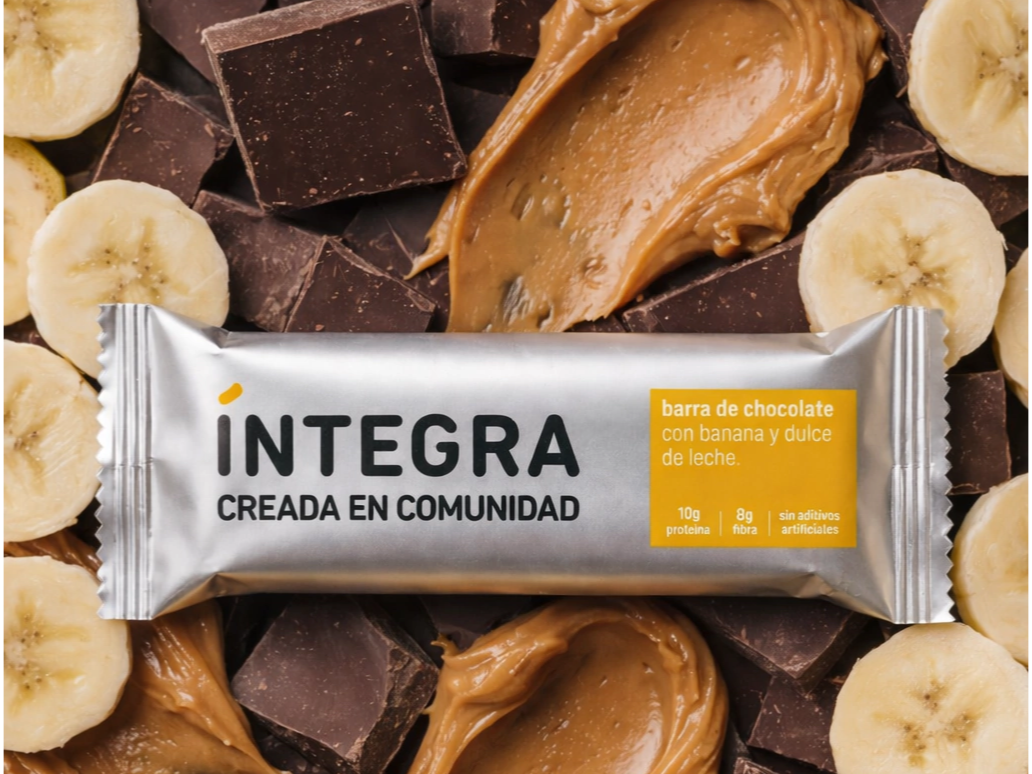 Integra barra de chocolate banana y ddl