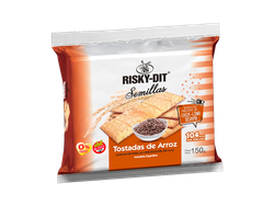 Tostadas de arroz RiskyDit con semillas