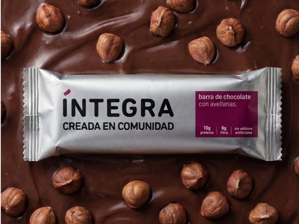 Integra barra de chocolate avellanas