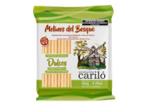 Galletas de arroz dulces sin azúcar Molinos del bosque