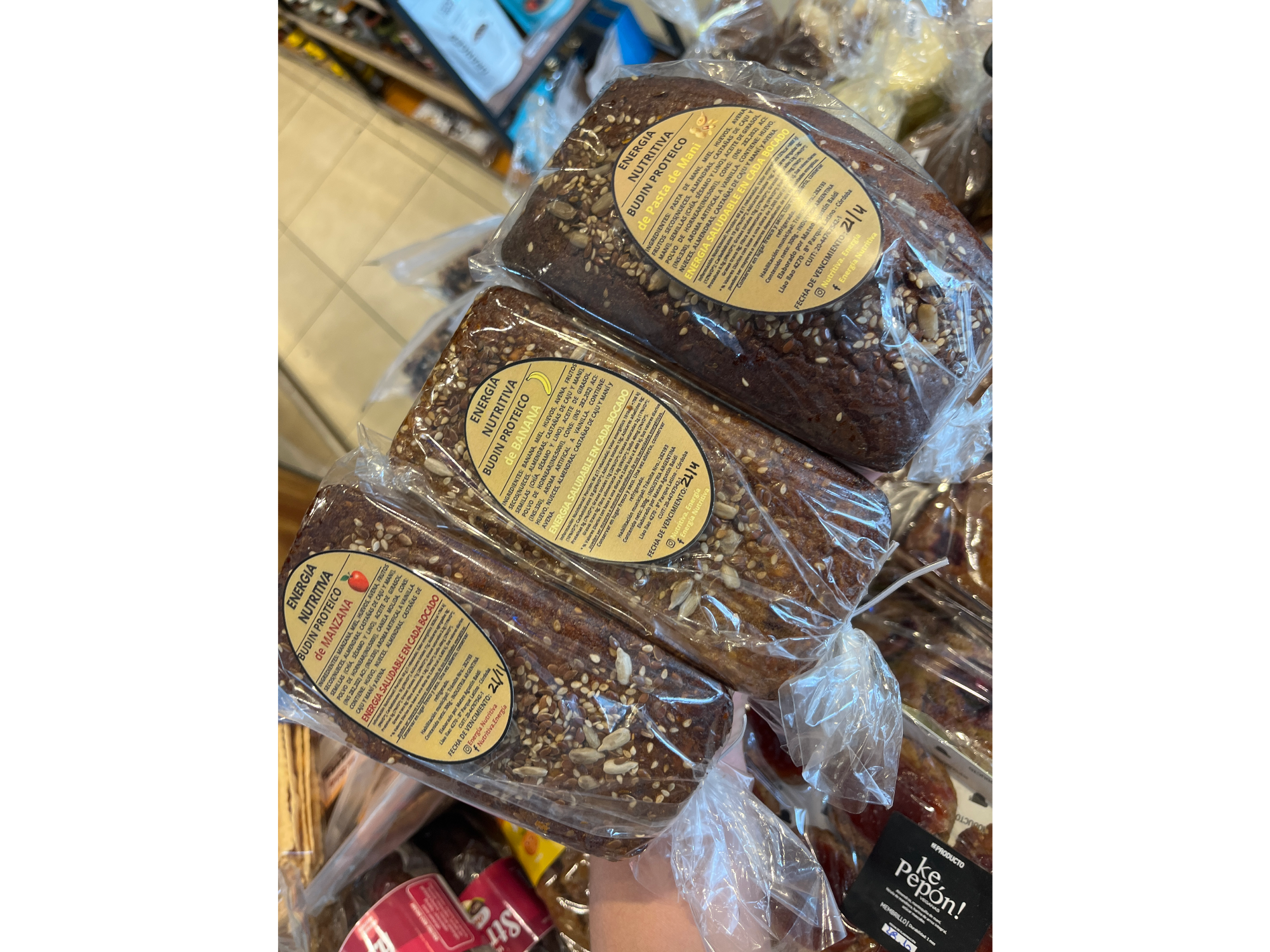 Budin  Energia Nutritiva proteico