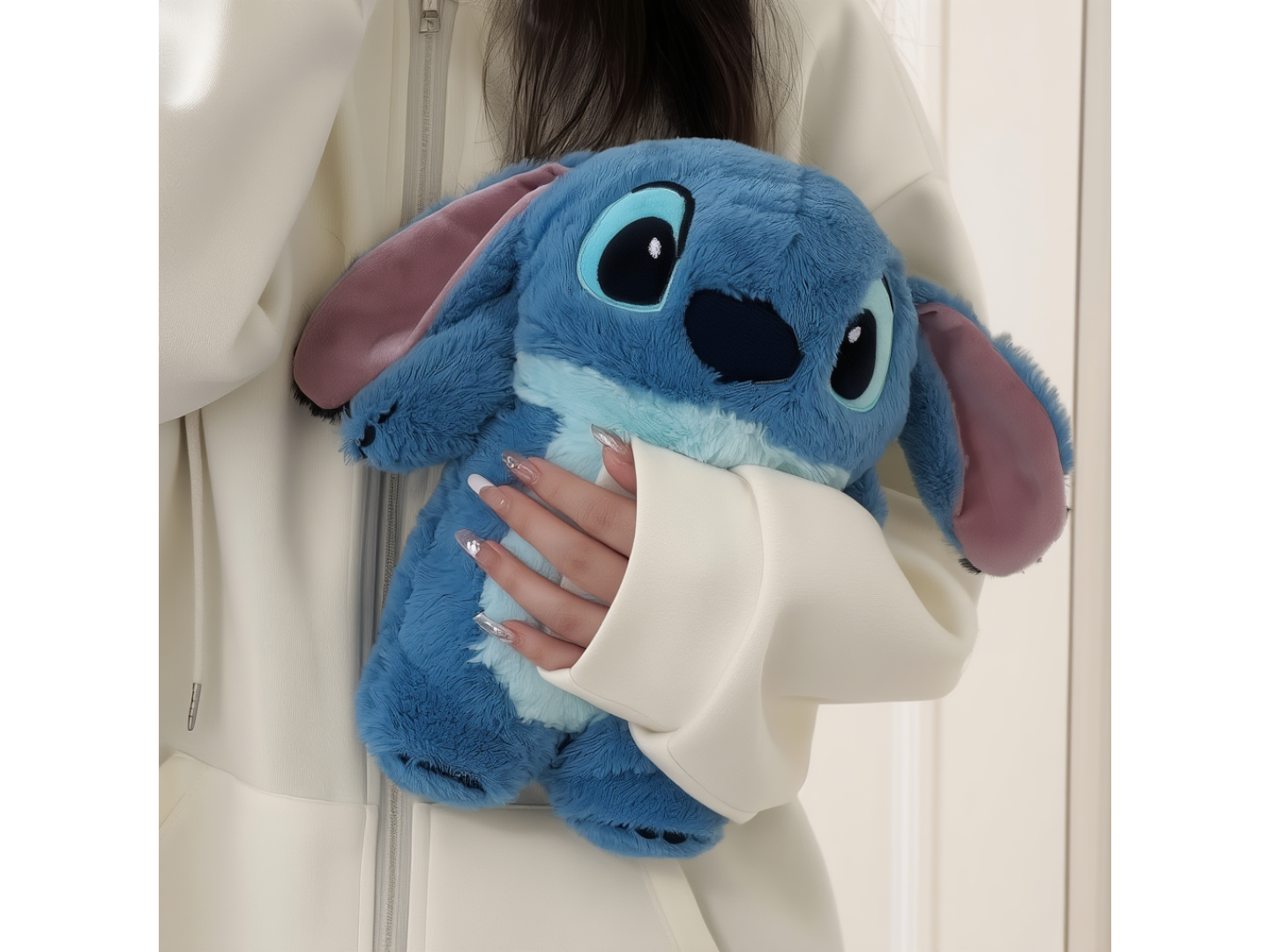 Peluche Térmico de Stitch con Bolsa de Agua (25 cm) 💙
