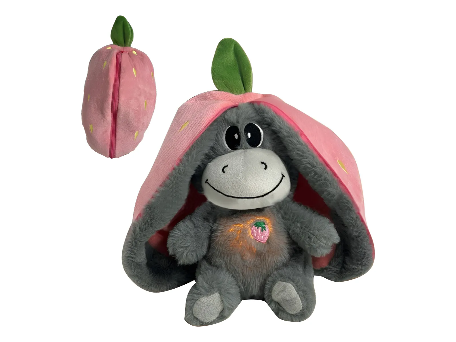 🍓 Peluches de Burritos que Respiran -FRESA✨