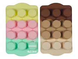 Mini Muffins Colores x 12