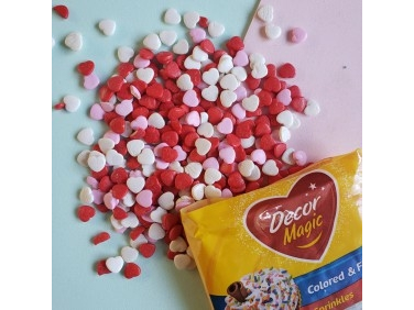 CORAZON ROJO Y BLANCO