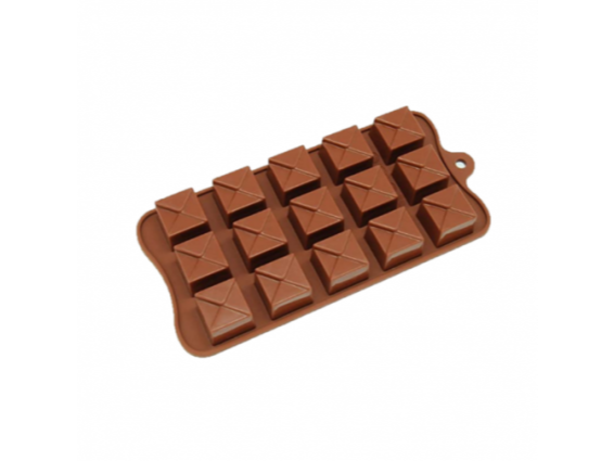 Molde chocolatero Sobre cuadrado