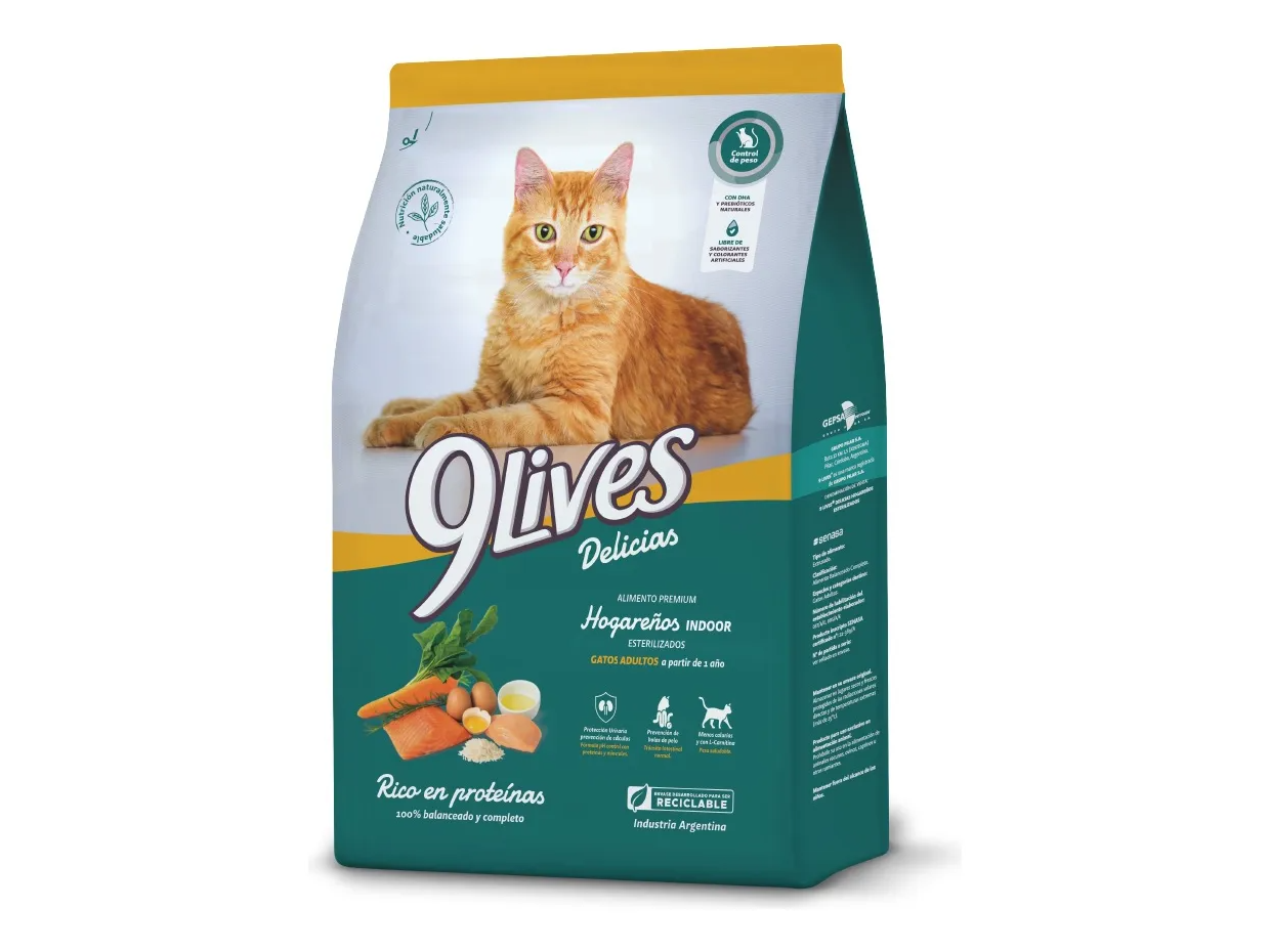 9 Lives Hogareños 8kg