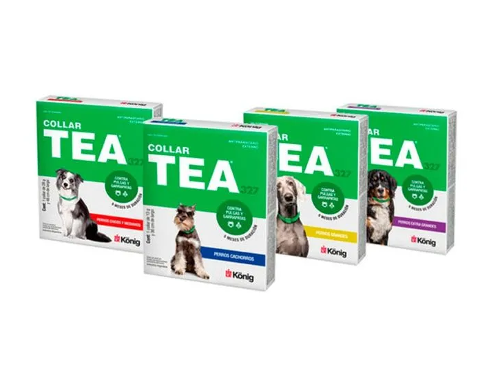 TEA 327 Collares Antipulgas y Garrapatas