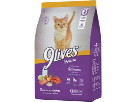 9 lives Gatitos 8kg