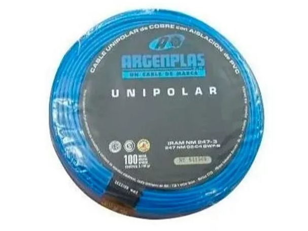 Cable Unipolar 1mm IRAM NM 247-3  Rojo