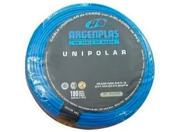 Cable Unipolar 1mm IRAM NM 247-3 Verde/Amarillo