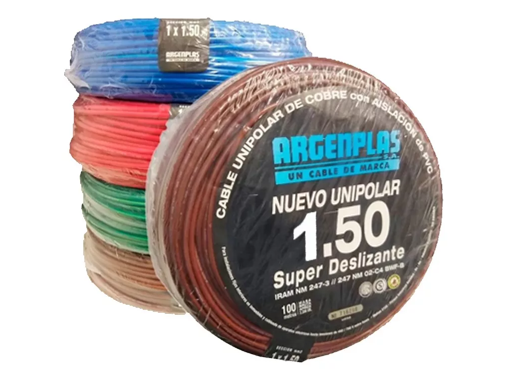 Cable Unipolar 1.5mm IRAM NM 247-3 Marron