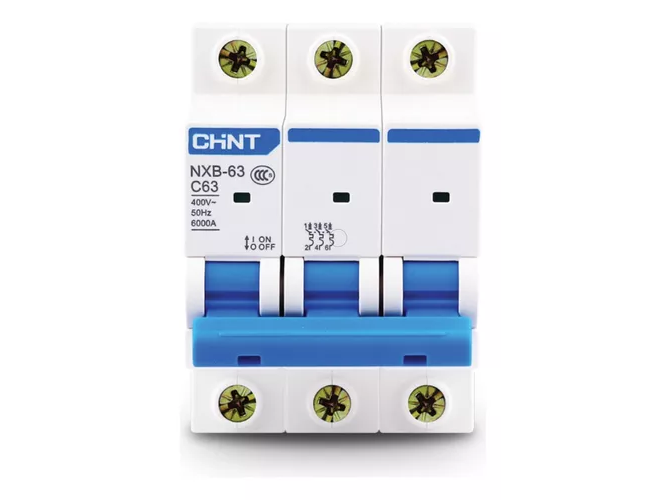 Interruptor Termomagnetico 6KA C 3x10A CHINT