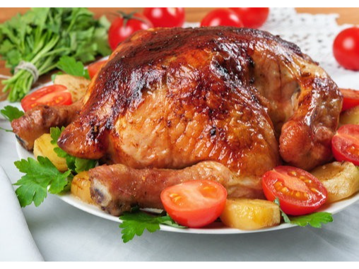 Pollo con guarnición