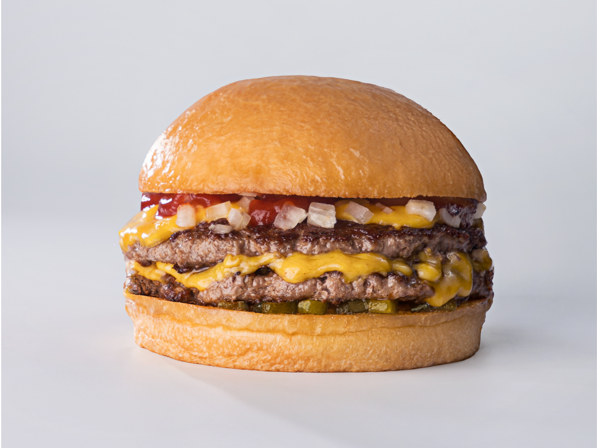 DOBLE CUARTO DE LIBRA CON PAPAS