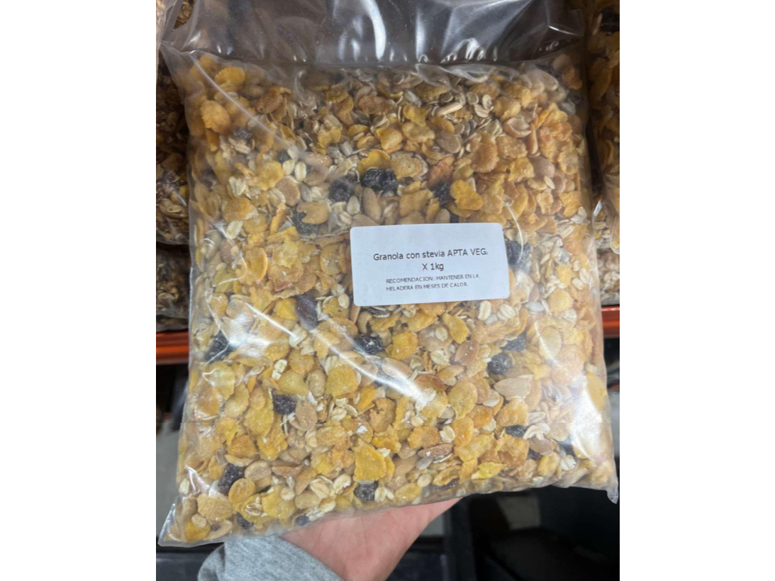 Granola con Stevia