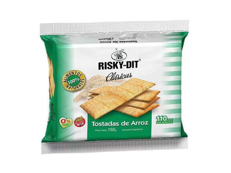 Tostaditas de Arroz Integral Risky-Dit