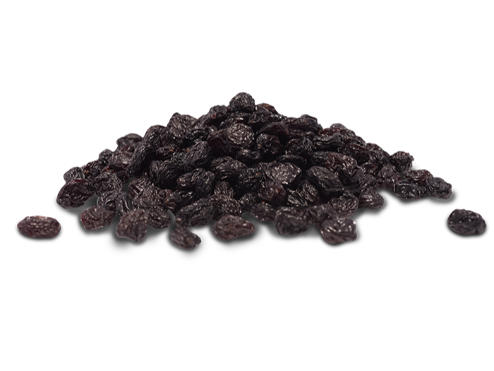 Pasas de uva negra sin semillas de Familia Natural