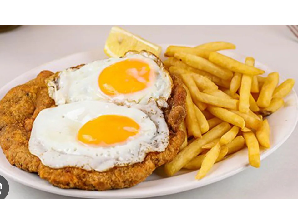 Milanesa a caballo