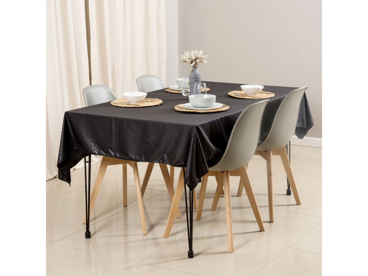 Mantel Rectangular 1.50 x 2.50MT Textura 3D (Repele El Agua)