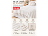 PIE DE CAMA FLANNEL