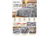 CUBRECAMA JACQUARD HOJAS QUEEN