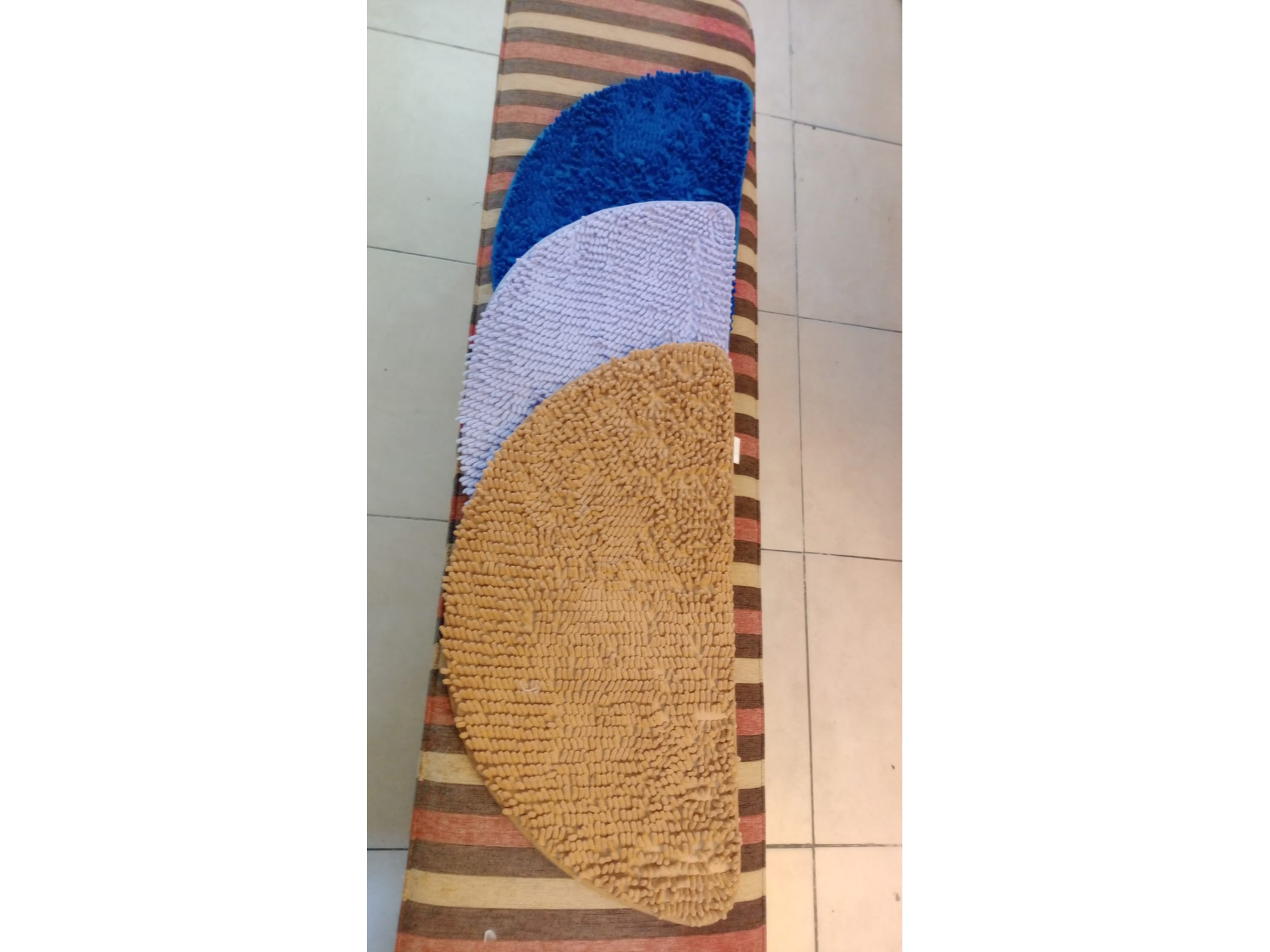 Alfombra Shaggy C/Antideslizante Medialuna !!!OFERTA!!!