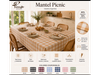 Mantel Picnic 155x250