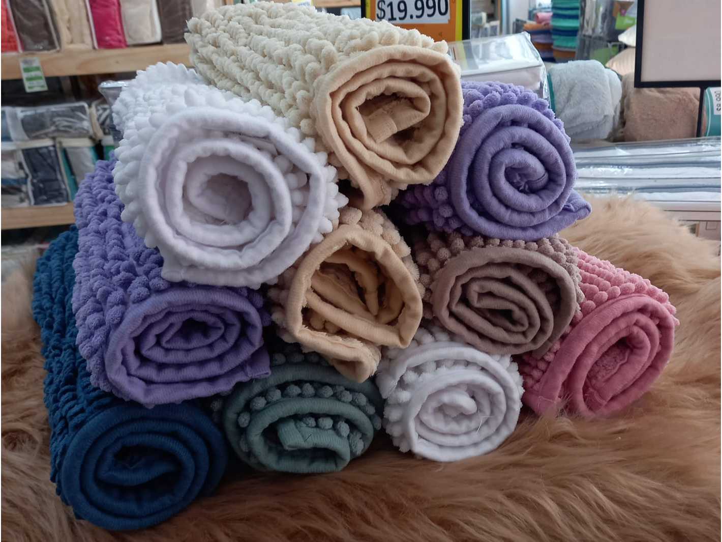 Alfombra Shaggy S/Antideslizante Rectangular !!!OFERTA!!!