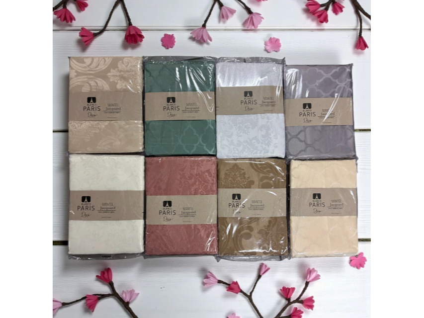 Mantel Jacquard Paris Deco 2MTS