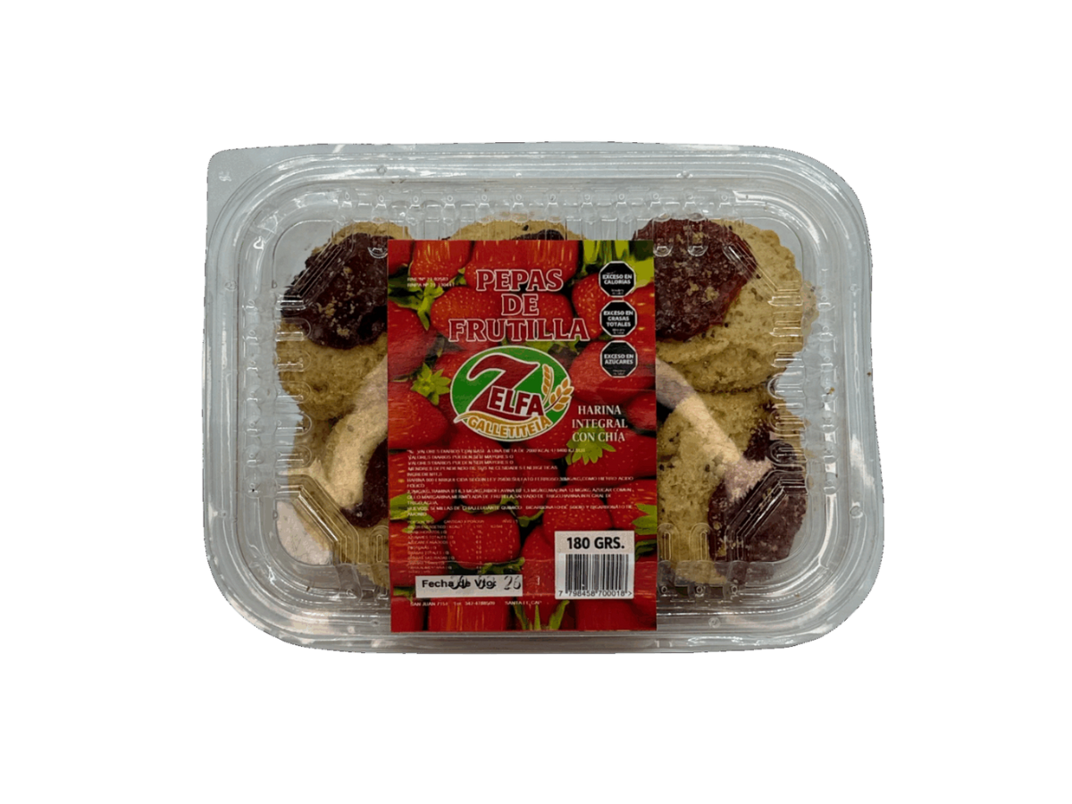 Pepas veganas de harina integral 180gr